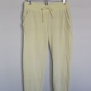 P.J. SALVAGE Lounge Banded Yellow Pant, size: XS